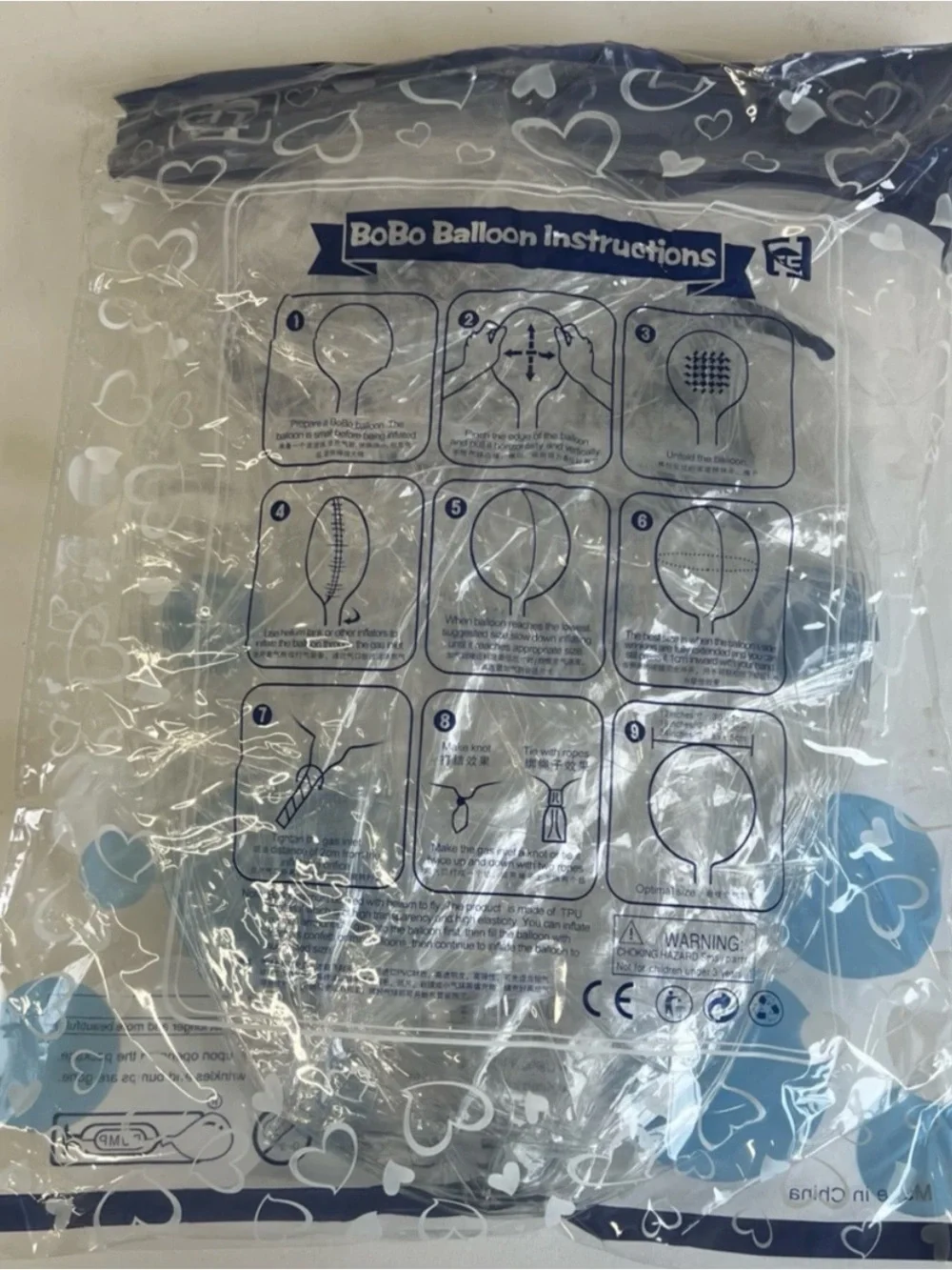 10 Clear Stretchy Plastic Balloon - Transparent